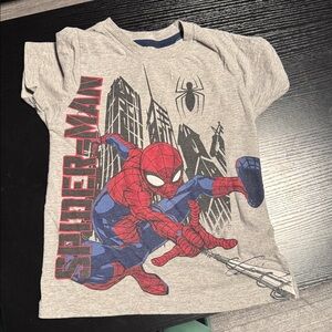 Marvel Gray and Blue T-Shirt